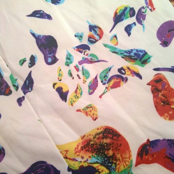 Shein Rainbow Bird Minidress - Picture 3 of 5